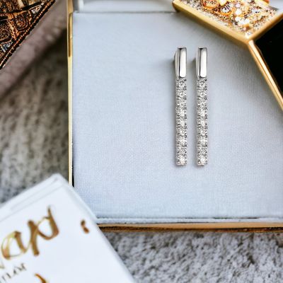 GLISST Sheer Diamond Earrings