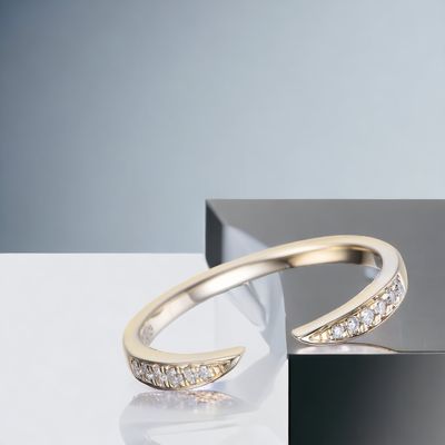 TOVAR Classic Open Diamond Ring