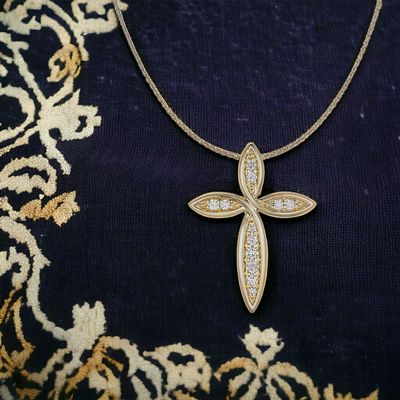 STELLAR Glory Cross Diamond Pendant STELLAR Glory Cross Diamond Pendant