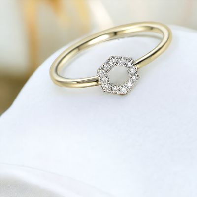 PARA Hexagon Diamond Ring