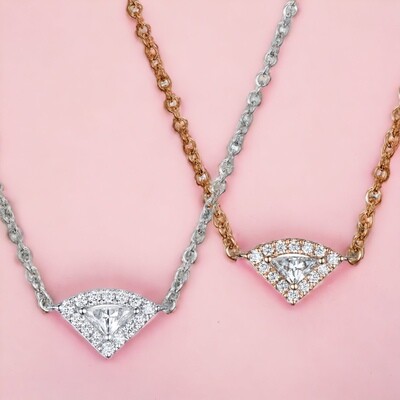 CLINQ Ginkgo Diamond Necklace