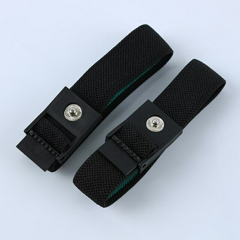 Adjustable Electrode Wrist Bracelets - Black