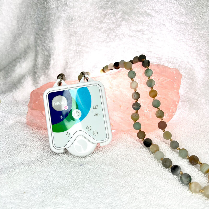 Frosted Amazonite Natural Stone Bead - 8mm (Healy Case not included)