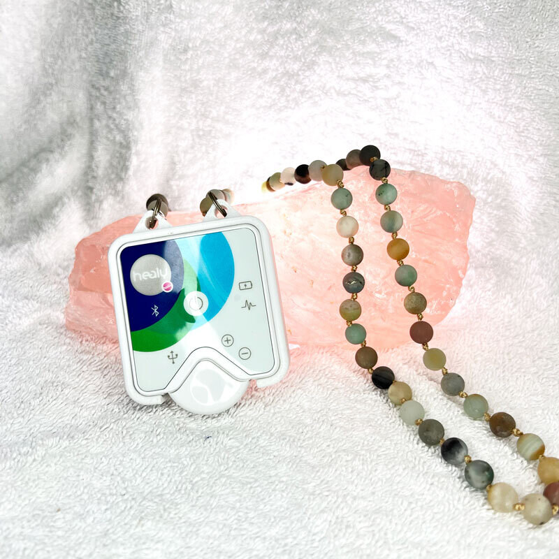 Frosted Amazonite Natural Stone Bead - 8mm (Healy Case not included)