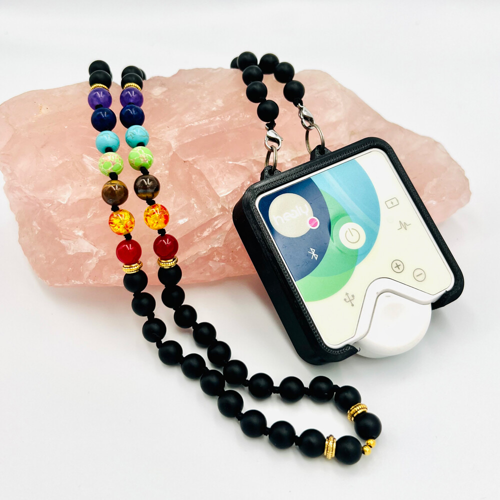 7 Chakra with Matte Black Onyx (Healy Case Is Not Included)