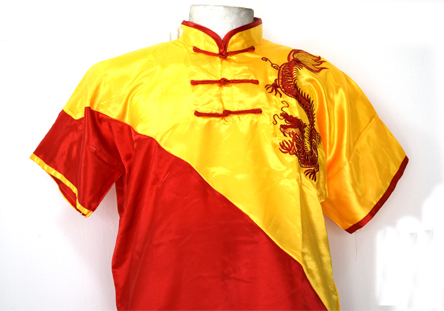 Uniforme de Wushu Chang Chuan Rojo/Amarillo