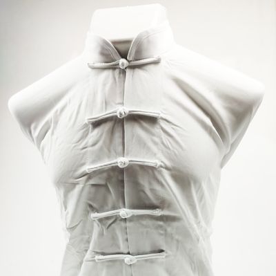 Uniforme De Tai Chi Tela De Algodón Blanco