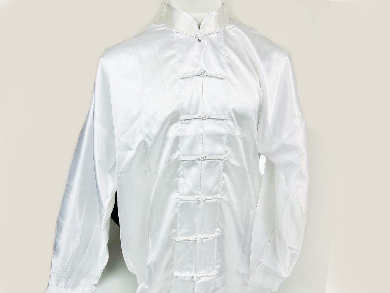 Uniforme Tai Chi wushu  blanco de poliseda