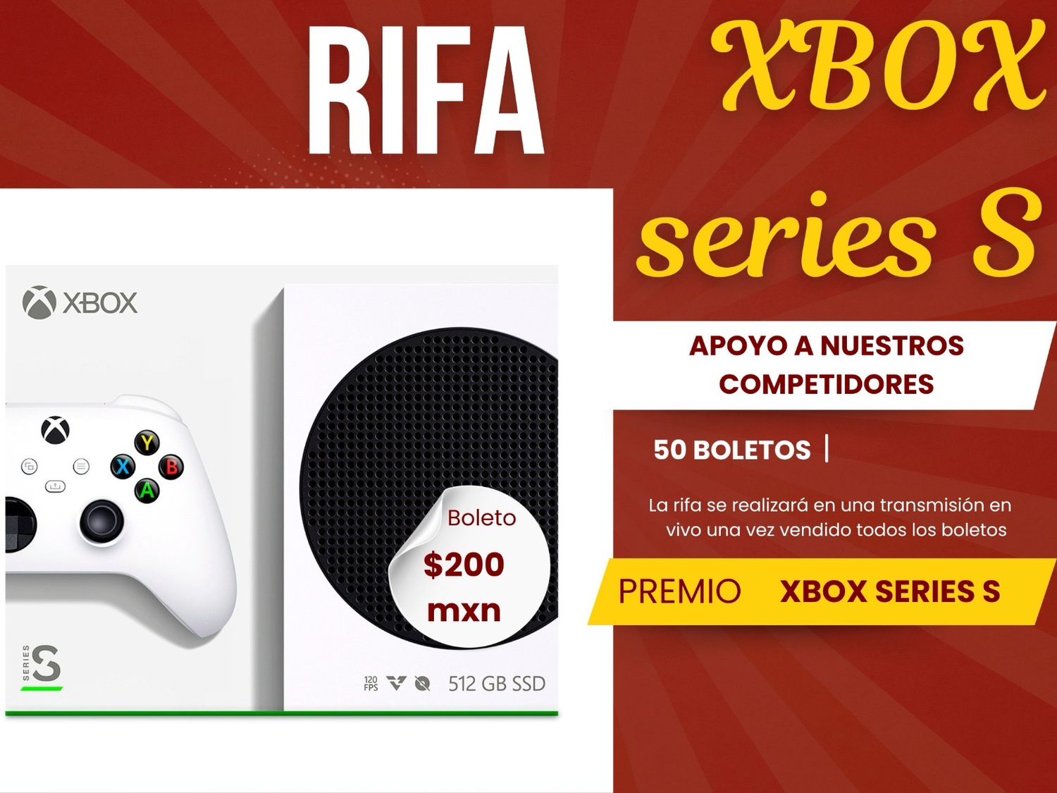 Rifa XBox Series S