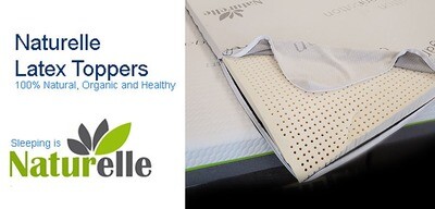 Naturelle -  100% Organic Latex  Toppers 2"  SAVE 50% OFF