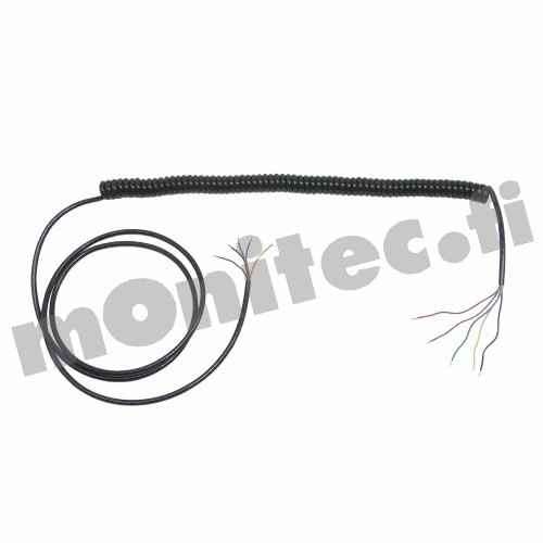 Kauko-ohjaimen kierrejohto 5x1.5mm² (2,5m + 1,5m suora osuus)