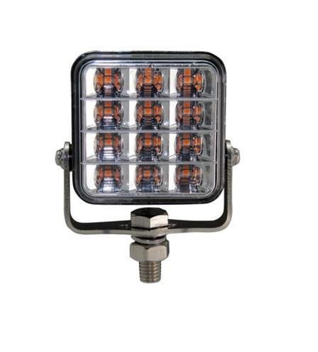 LED-VAROITUSVALO 12x2W 10-30V TASO / JALKAKIINNITYS LED-VAROITUSVALO 12x2W 10-30V TASO / JALKAKIINNITYS