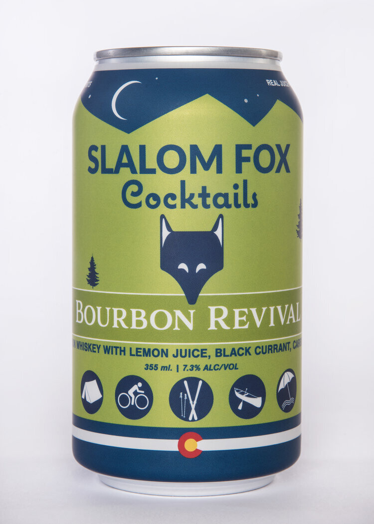 Slalom Fox Cocktails Bourbon Revival 355ml
