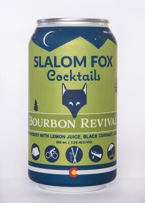 Slalom Fox Cocktails Bourbon Revival 355ml