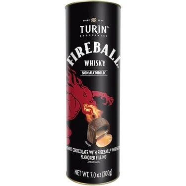 Fireball Turin Chocolate Tube