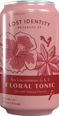 Lost Identity Gin &amp; Floral Single 12oz Can