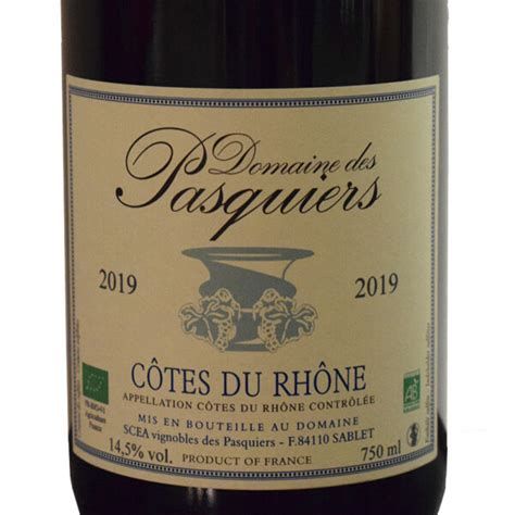 Pasquiers Cote ud Rhone 2019