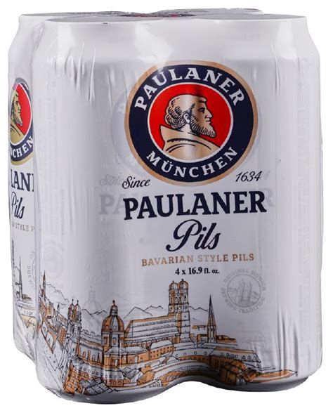 Paulaner Bavarian Pilsner 4pk Cans