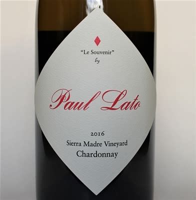 Paul Lato &quot;Le Souvenir&quot; 2016 Chardonnay