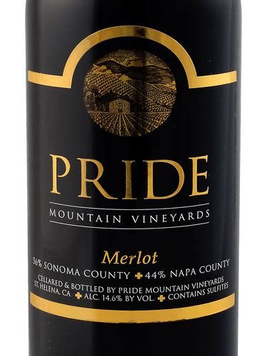 Pride Mountain Merlot 2021
