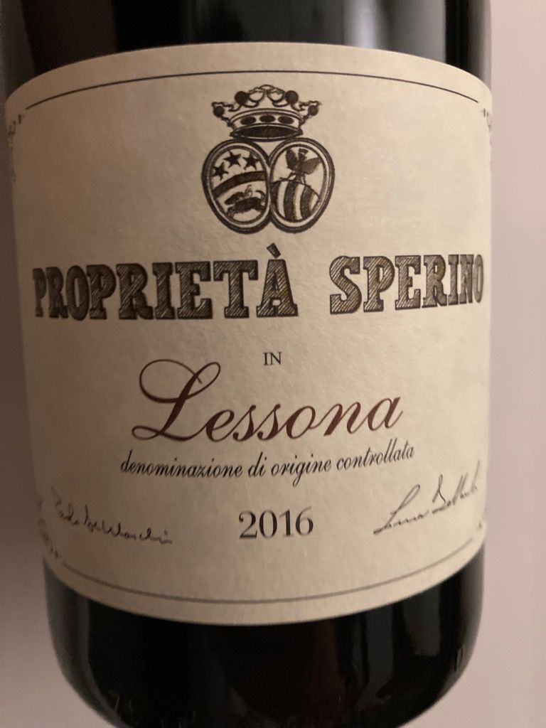 Proprieta Sperino Lessona Nebbiolo