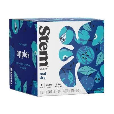 Stem Cider Real Dry  4pk Cans