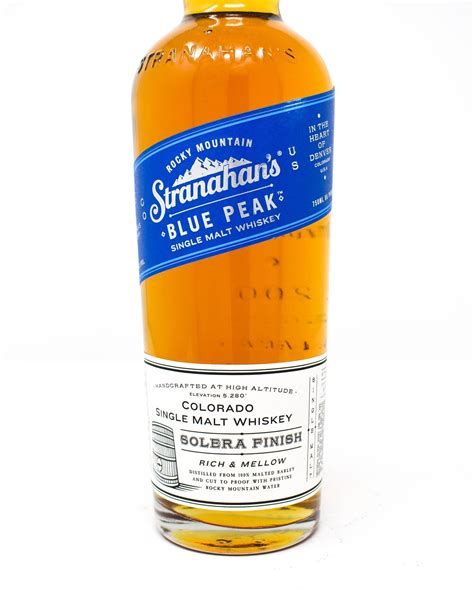 Stranahans Blue Peak Colorado Single Malt Whiskey