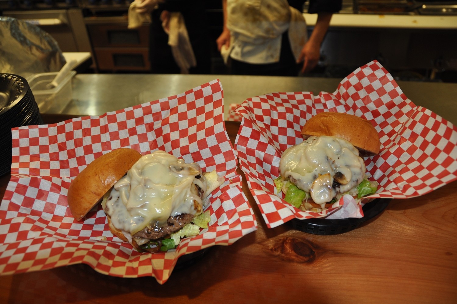 Swiss Mushroom Burger