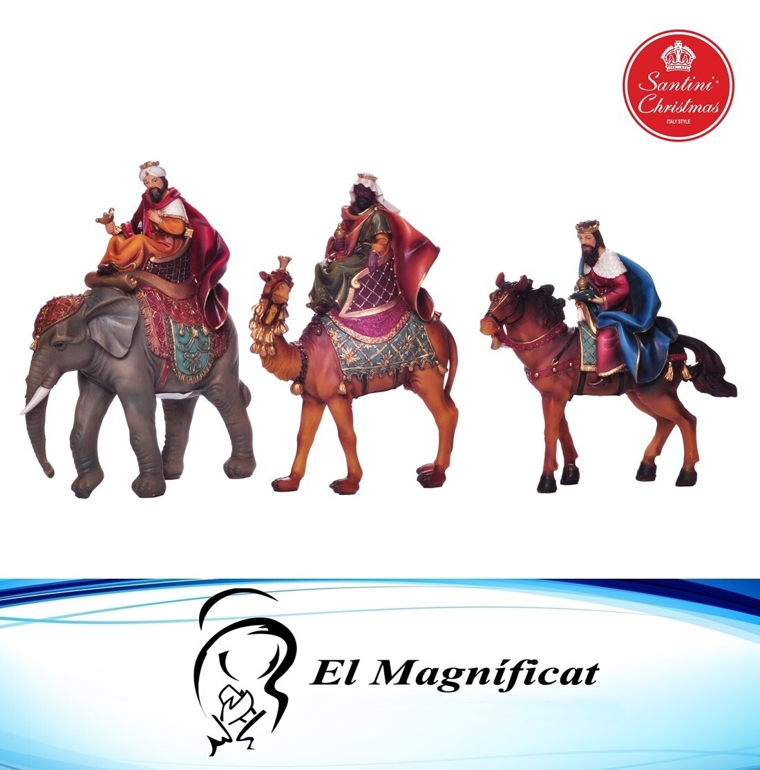 JUEGO DE REYES MAGOS 20 CMS