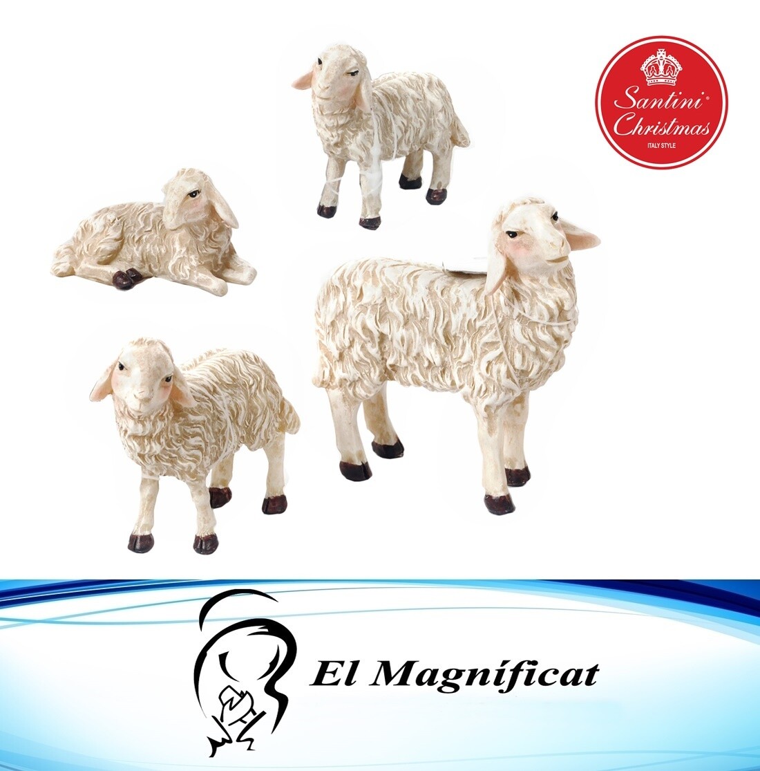 JUEGO DE OVEJAS 8 CMS