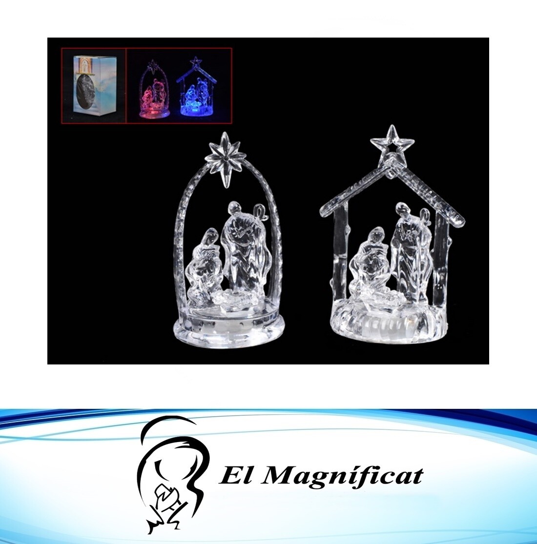 NACIMIENTO CON LUZ LED 6 CMS