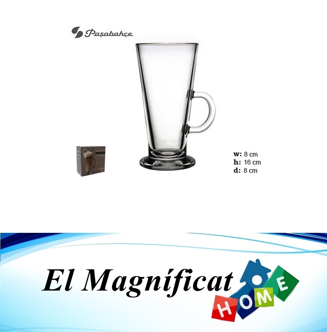 JUEGO DE 2 COPAS CAFE TIPO BARISTA 12 OZ