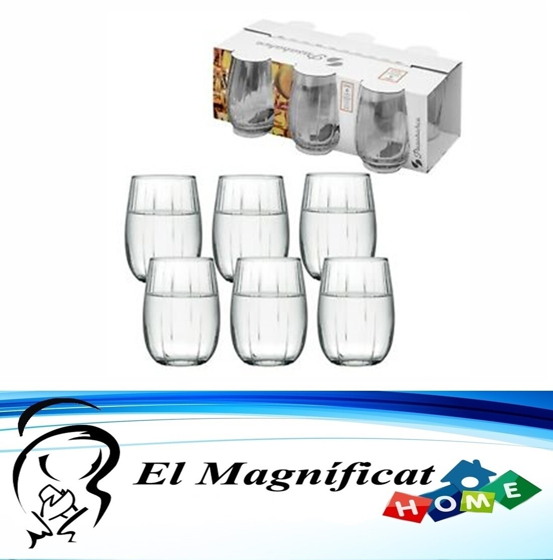 JUEGO DE 6 VASOS LINKA 13 OZ