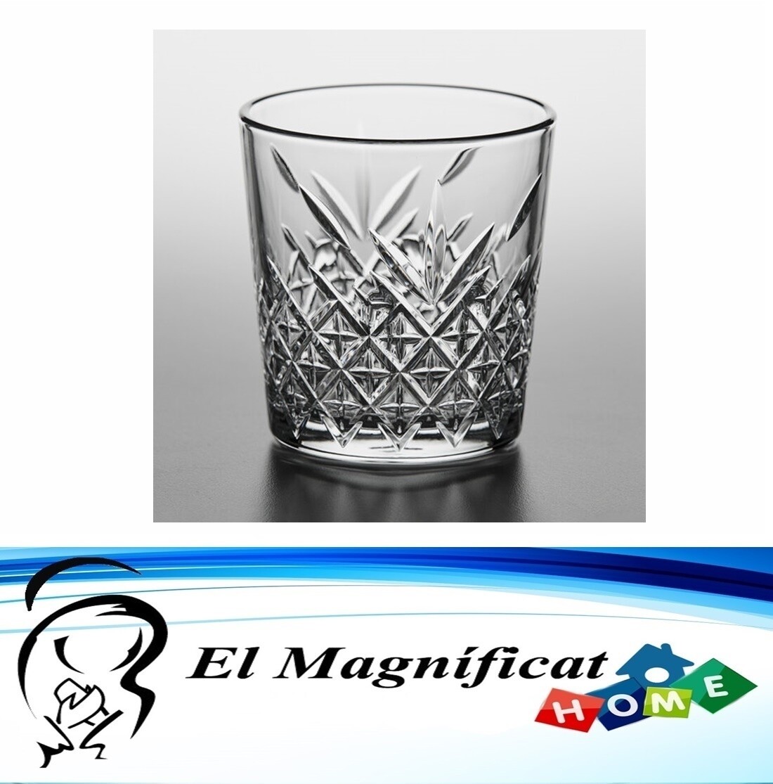 JUEGO DE 4 VASOS WISKEROS 12 OZ