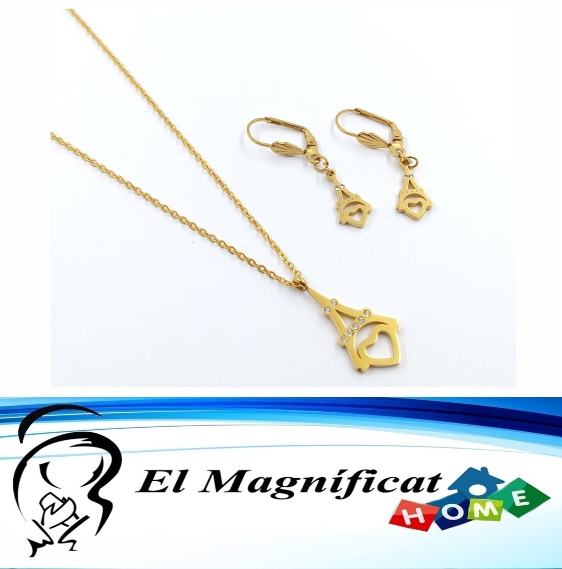 JUEGO EN ACERO TORRE EIFFEL