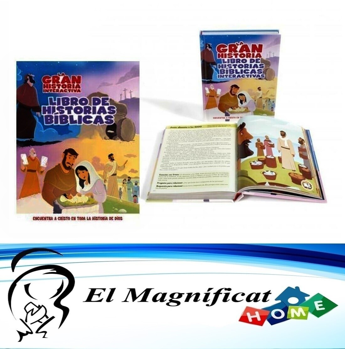 LA GRAN HISTORIA LIBRO DE HISTORIAS BIBLICAS INTERACTIVAS