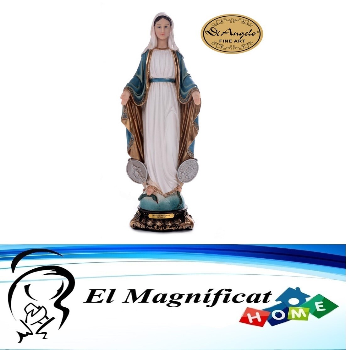 VIRGEN MEDALLA MILAGROSA 13 CMS