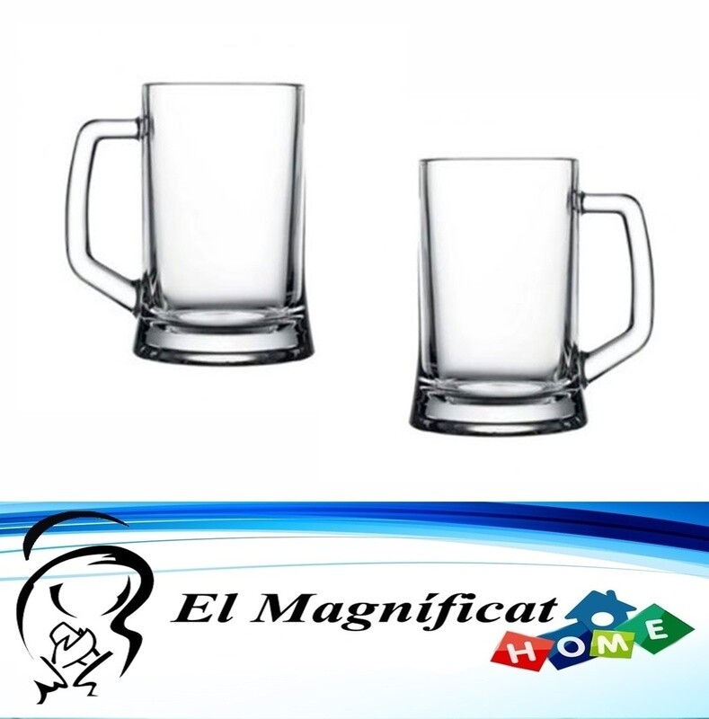 JUEGO DE 2 VASOS CERVECEROS