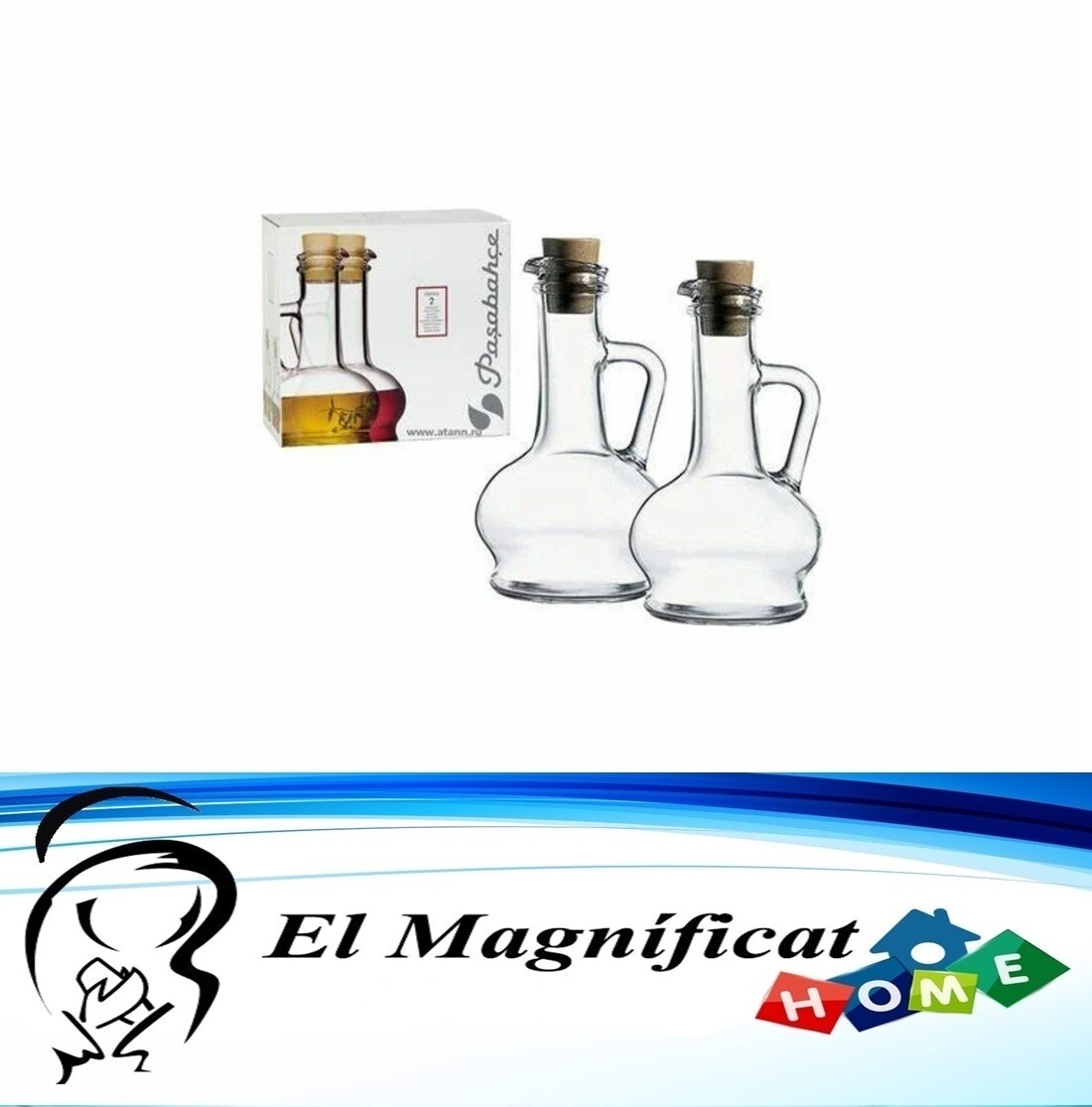 JUEGO DE DOS VINAGRERAS 9 OZ (VINAJERAS)