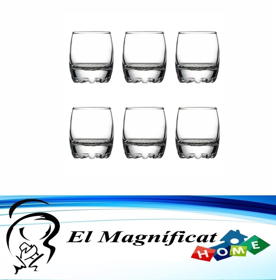 JUEGO DE 6 VASOS TIPO SHOT 3 OZ