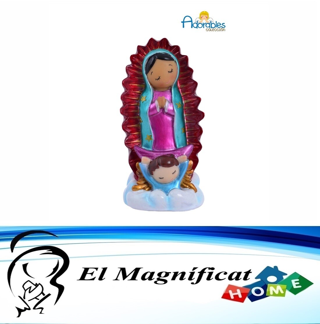 VIRGEN DE GUADALUPE ADORABLE 10 CMS