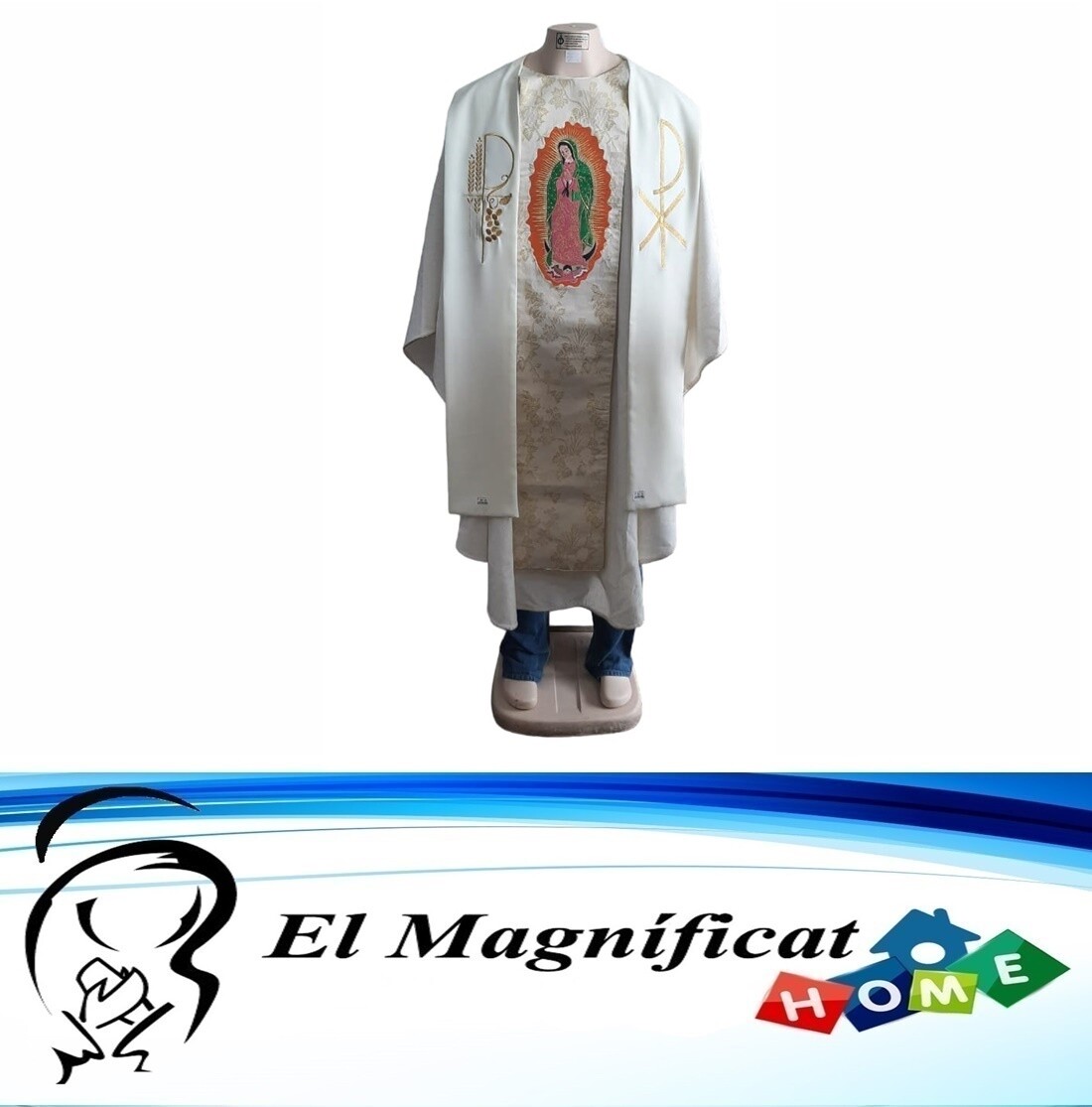 CASULLA CON ESCAPULARIO Y ESTOLA