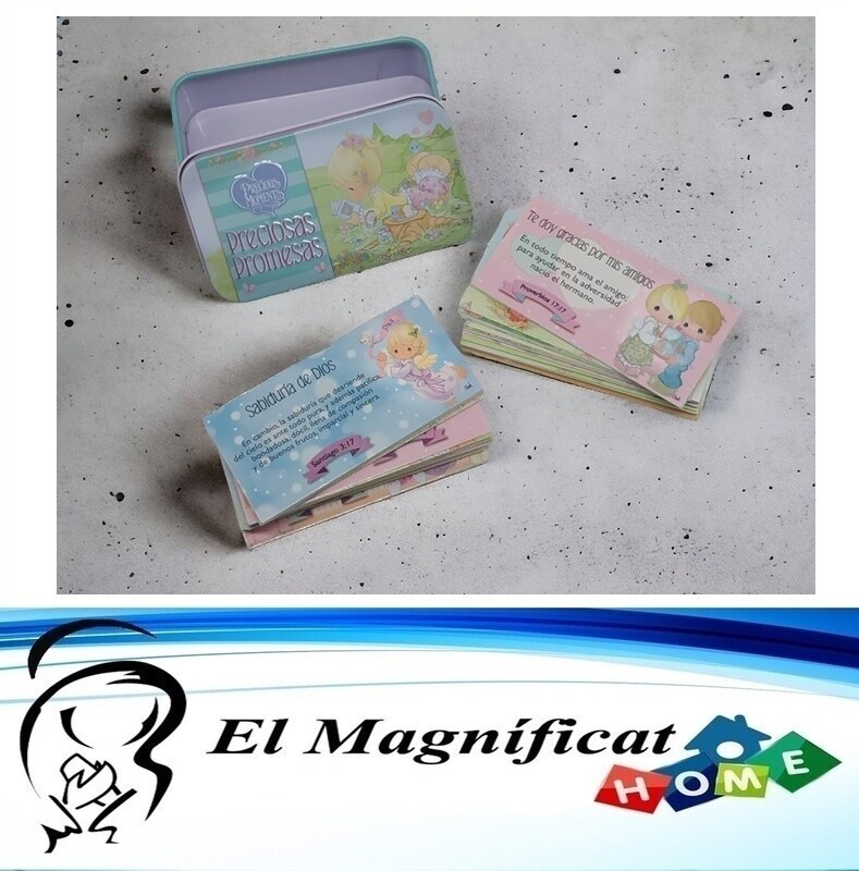 CAJA CON 50 TARJETITAS (PRECIOSAS PROMESAS)