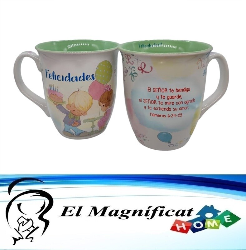 TAZA PRECIOSOS MOMENTOS BELLOS DETALLES 16OZ