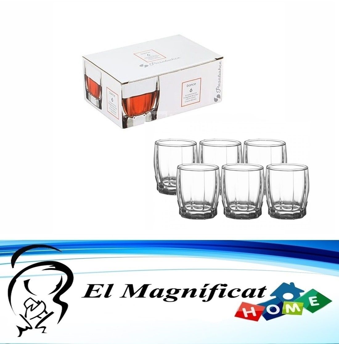 JUEGO DE 6 VASOS SHOT DANCE 2 OZ