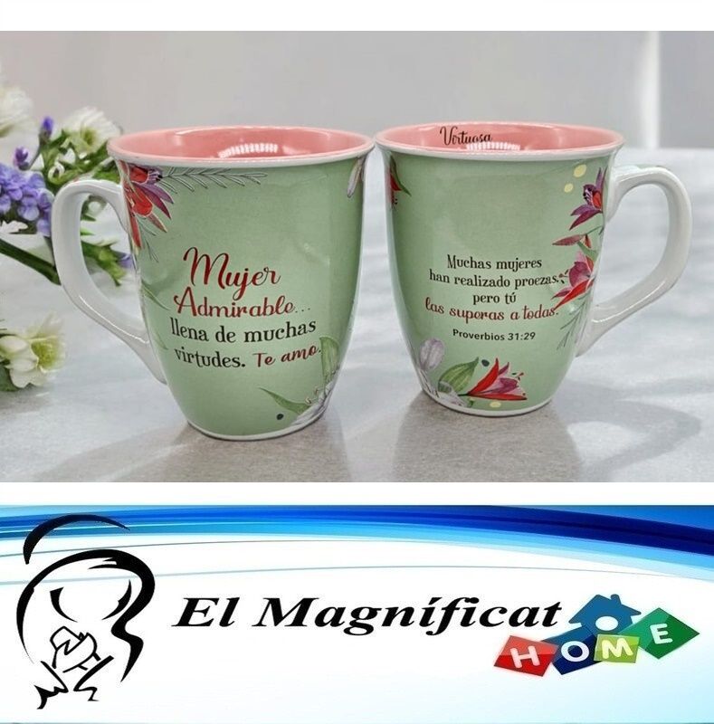 TAZA INSPIRACION MUJER 14OZ