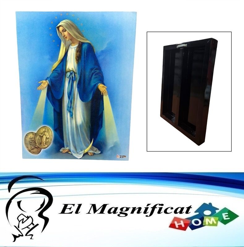 CUADRO MEDALLA MILAGROSA 55 CMS X 42 CMS