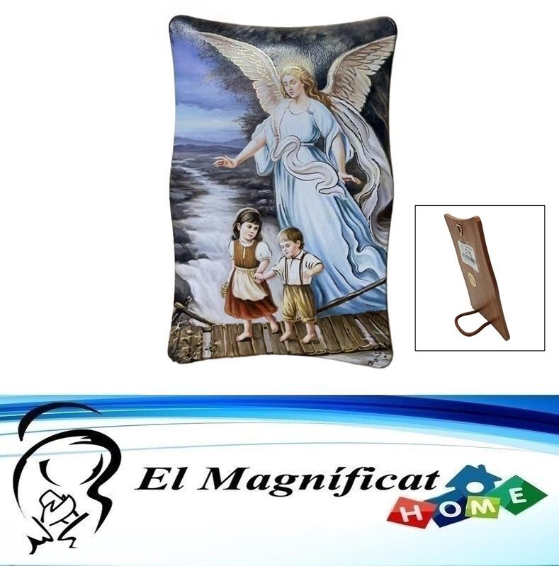 CUADRO ANGEL DE LA GUARDA 11 cms x 7 cms