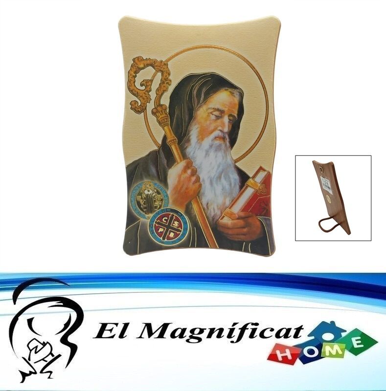 CUADRO DE SAN BENITO 11 cms x 7 cms