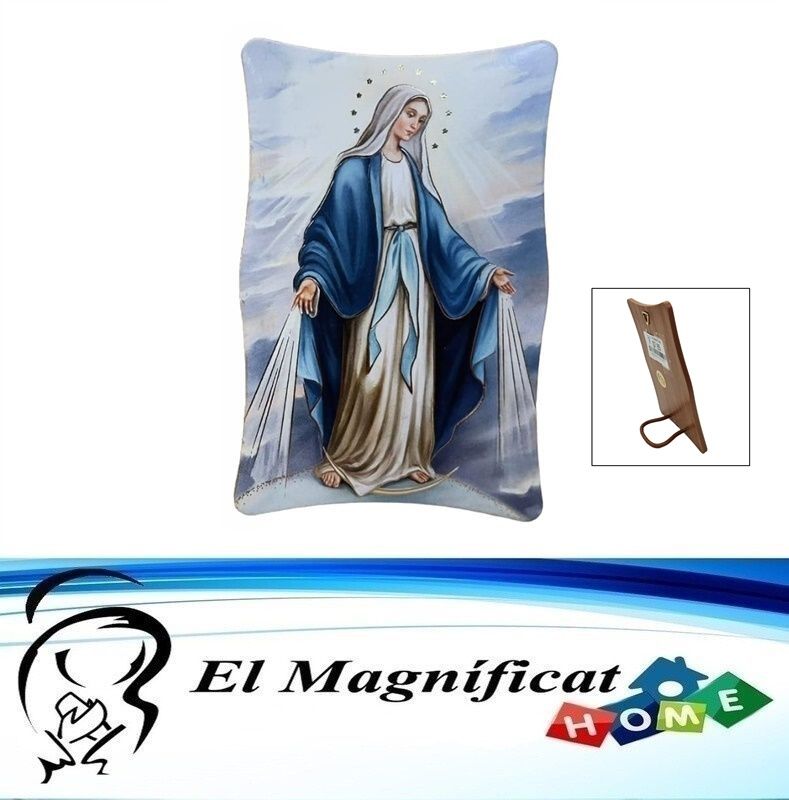 CUADRO MEDALLA MILAGROSA 11 cms x 7 cms